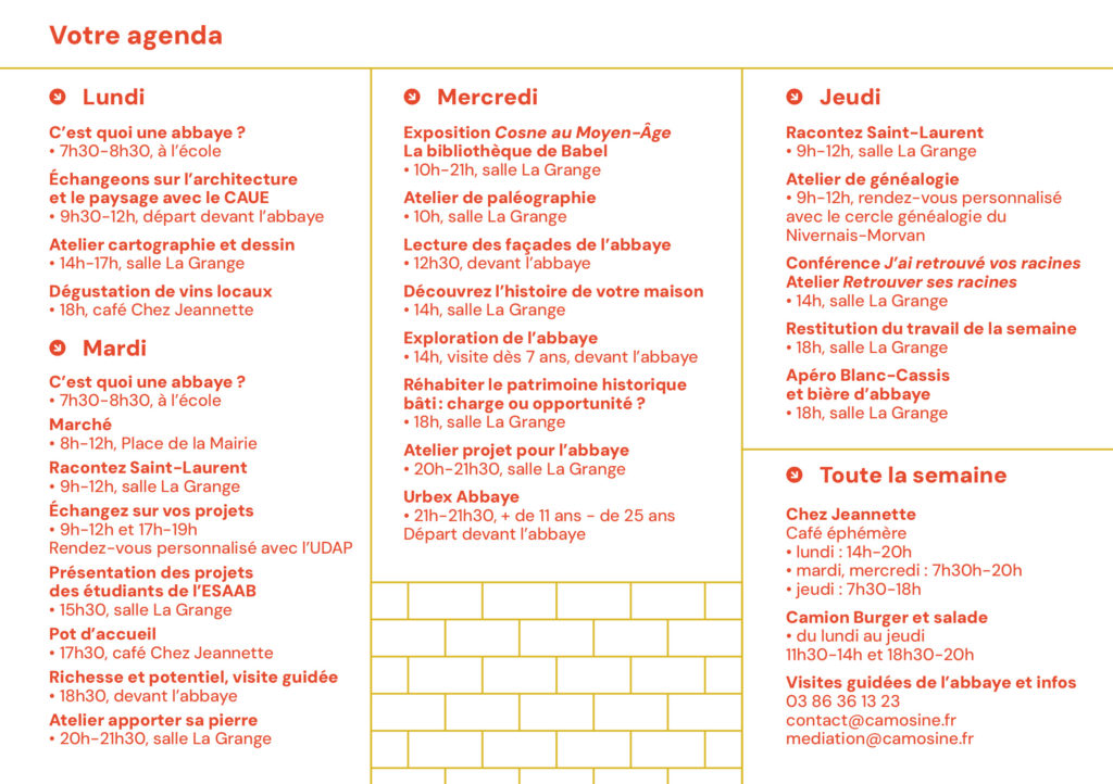 LE PROGRAMME DE LA SEMAINE "BIENVENUE CHEZ JEANNETTE"